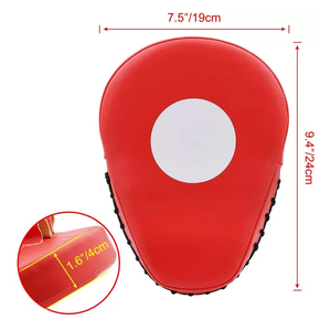 Guantes de Boxeo Curvos de Cuero PU Personalizables de Alta Calidad, Equipo de Boxeo, Entrenamiento Cómodo para Luchadores de Kickboxing y Karate - Product Image 2