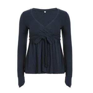 Camiseta Asimétrica con Hombros Descubiertos para Mujer, Talla Grande, Negra, de Spandex y Poliéster, Tejida, sin Mangas, de Color Sólido - Product Image 2