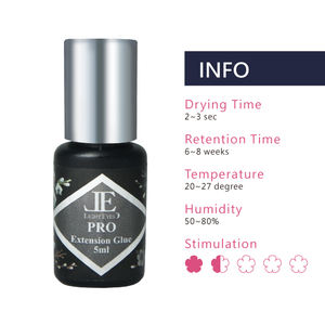 Pegamento para Pestañas LIGHTEYES con Logotipo Personalizado, 5 ml, Adhesivo Profesional de Secado Rápido para Extensiones de Pestañas, Retención de 6 a 8 Semanas - Product Image 2