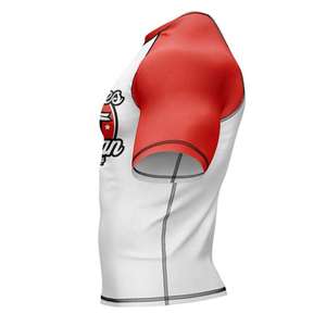 Custom <b>Compression</b> <b>Men's</b> Rashguard Short Sleeve BJJ MMA Grappling Training <b>Shirt</b> Breathable Quick Dry Brazilian Jiu Jitsu Top - Product Image 3