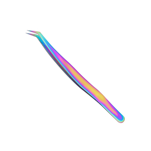 Pinzas Profesionales para Pestañas Multicolores, Pinzas de Acero Inoxidable con Acabado Espejo, Pinzas para Remover Pestañas, Pinzas de Alta Calidad para Extensiones - Product Image 2