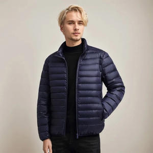 Veste d'hiver légère pour homme, personnalisable, fabriquée en usine, veste de course, logo personnalisé en gros - Product Image 3