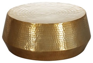 Export Quality Contemporary Metal Coffee <b>Table</b> with Heavy Duty Frame and Smooth <b>Matte</b> Powder Coated Surface - Product Image 5