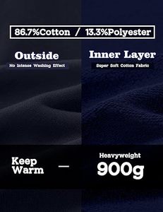 Sweat à capuche zippé pour homme, délavé à l'acide, effet usé, 500 g/m², impression de logo personnalisé, coupe ample, effet soleil éclairé, collection 2025 - Product Image 2