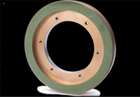 200x80mm Roda Gerinda Berlian Berikatan Logam untuk Mesin Pemoles Keramik Porselen