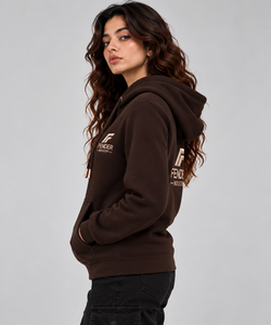 Sweat à capuche personnalisé en polaire pour femme avec logo brodé, pull doux et chaud, streetwear, poche kangourou, vente en gros OEM, confortable - Product Image 3