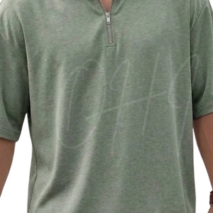Chemise à manches courtes pour homme, coupe ample, tie-dye, tricotée, décontractée, longueur normale, respirante, 100% coton jersey - Product Image 4