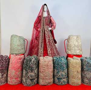 Colección ZAID, Vestido de Novia Indo-Occidental, Proveedor Indio, Vestidos de Boda, Estilo Pakistaní, Vestido Largo para Fiesta - Product Image 2