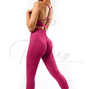 New Arrivals 2-Piece Yoga Sets for Women-High Waist Breathable Spandex Polyester Workout Clothing 2026 New Designs - Product Image 6