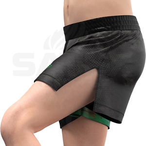 Shorts de combat MMA BJJ unisexe, design personnalisé, légers, séchage rapide, respirants, extensibles, pour la gym et la boxe – Vêtements d'arts martiaux – Grande Vente - Product Image 2