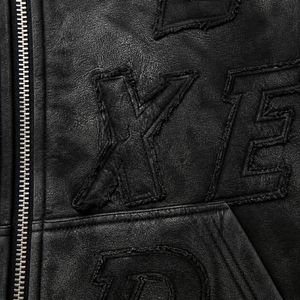Sweat à capuche zippé personnalisé pour homme, style vintage délavé, avec lettres imprimées sur toute la surface, en molleton délavé à l'acide, streetwear, impression de logo d'équipe, OEM Sales Pro - Product Image 5