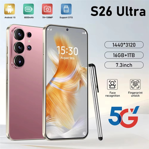 สมาร์ทโฟนเกมมิ่ง S26 Ultra 5G รุ่นขายดีปี 2026 หน้าจอ 7.3 นิ้ว ชิปประมวลผล Deca Core หน่วยความจำ 16GB+1TB แบตเตอรี่ 8000mAh พร้อมปากกาสไตลัสในตัว ระบบนำทาง GPS - Product Image 3