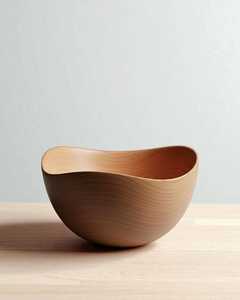 Cuenco de Hilo Clásico de Lujo de Madera de Acacia para Tejer a Crochet, Hecho a Mano por Artesanos Indios, Regalo de Boda para Mamá, Apto para Lavavajillas - Product Image 1