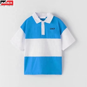 Camiseta polo infantil con logo personalizado, impresión de alta calidad, tela de algodón transpirable, ropa infantil elegante y cómoda - Product Image 1