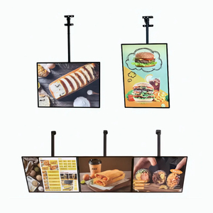 Marco de aluminio para póster con caja de luz LED, marco a presión, pantalla retroiluminada, letrero de aluminio de alto brillo, publicidad interior - Product Image 5