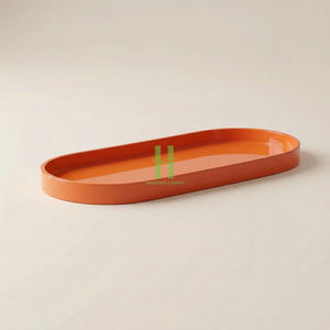 Bandeja Rectangular de Diseño Nuevo y Premium, Personalizada, de MDF Lacado con Asa e Impresión, Bandeja de MDF Lacado de Vietnam - Product Image 4