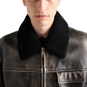 Veste en cuir Nappa sur mesure pour homme, tendance du moment, en peau d'agneau de luxe, zippée, pour l'hiver, ODM OEM, excellente qualité. - Product Image 4