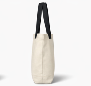 Bolsa de Mano de Lona Moderna con Diseño de Silueta Floral, Tamaño Mediano, para Uso Diario, Bolsa de Compras - Product Image 3