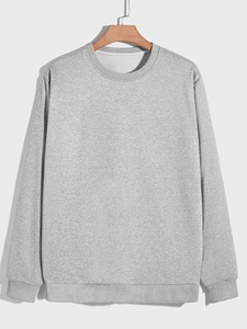 Sudadera informal de manga larga, estilo nuevo, talla grande, 100% algodón, para hombre y mujer - Product Image 5