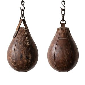 Balón de Boxeo Profesional de Cuero Negro, Ligero, para Entrenamiento de Reflejos, para Práctica de Habilidades y Acondicionamiento Físico - Product Image 6