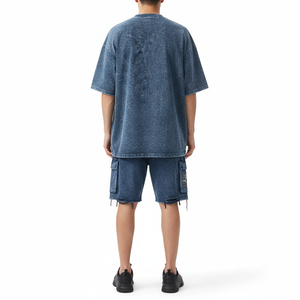 เสื้อยืดแฟชั่นดิจิตอลพิมพ์ลายสไตล์วินเทจผ้าฝ้ายสำหรับผู้ชาย ชุดเสื้อยืดแขนสั้นพิมพ์ลายสำหรับผู้ชาย - Product Image 2