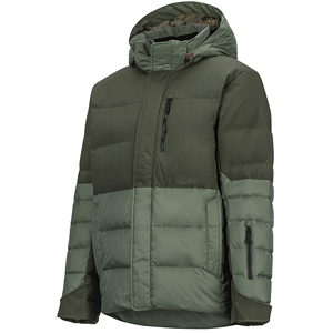 Windproof Hooded Men's Puffer Jacket-Lightweight Water-Resistant Knitted Solid Zipper Closure Streetwear <b>Coat</b> for Winter - Product Image 4