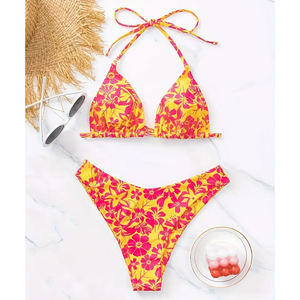 Ensemble de bikini sublimé pour femme à prix abordable, respirant, sur mesure, très tendance et confortable - Product Image 4