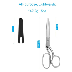 Ciseaux de tailleur sur mesure en acier inoxydable pour la coupe de tissus et le travail du fil, pour la couture domestique - Product Image 3