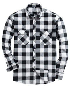 Custom <b>Flannel</b> <b>Shirt</b> <b>Men</b> Long Sleeve Plaid Button Down <b>Shirt</b> Casual 100% Cotton Plaid <b>Flannel</b> <b>Shirts</b> <b>Men</b> - Product Image 6