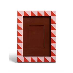 Marco de Fotos de Madera MDF y Resina para Decoración del Hogar, para Sala de Estar, Dormitorio u Oficina, Marco de Fotos Decorativo Elegante - Product Image 1