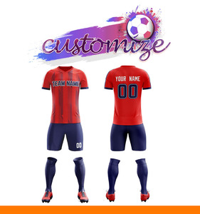 Wholesale Soccer Uniforms Customizable OEM Football Training Kits Breathable Logo Soccer Jersey Full UNIFORMS - Product Image 3
