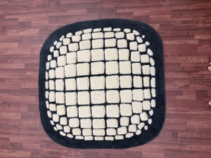 3D Hand Tufted Wool/<b>Silk</b> Eco-Friendly Multi-color thick soft Area Rug Creative Putting Carpet for Living Room Game Room kids - Product Image 3