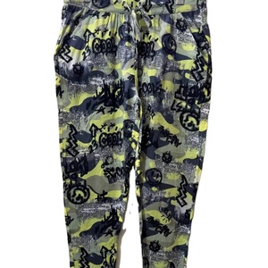 Palazzo กางเกงเอวสูงขากว้างสำหรับผู้หญิงกางเกงผ้าไหมทรงตรงมีจีบหลวม XL สไตล์สตรีทแวร์ยืดหยุ่นโลโก้ออฟฟิศ - Product Image 5