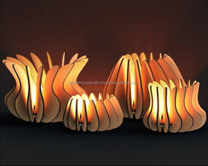 Support de lampe en T en mosaïque de verre fait à la main pour la célébration du festival, la décoration d'hôtel et l'éclairage de table élégant - Product Image 1