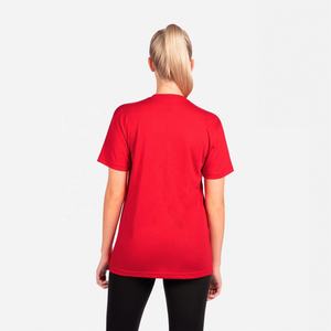Next Level Apparel 6010 Camiseta unisex de tres mezclas 50% Poliéster 25% Algodón hilado en anillo peinado 25% Rayón Camiseta roja transpirable - Product Image 4