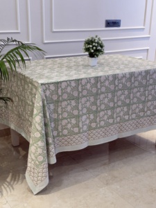 Indian Vintage Cotton <b>Table</b> <b>Cover</b> With Napkins Farmhouse decor Wedding <b>Table</b> <b>cover</b> Dining <b>Table</b> cloth Washable <b>Table</b> <b>cover</b> - Product Image 1