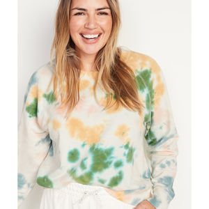 Sudaderas para Mujer Más Vendidas, Talla Personalizada, Corte Regular, Cuello Redondo, Precio al por Mayor, Tela de Felpa con Estampado en Relieve, Suministro ODM - Product Image 3