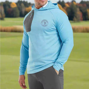 Sudaderas de Golf Personalizadas para Invierno, con Logotipo del Equipo, Tejido Ecológico de Secado Rápido y Flexible, Disponibles para Venta al por Menor - Product Image 4