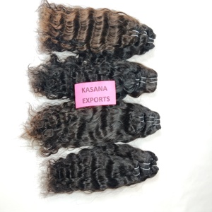 Cabello virgen birmano rizado 100% natural vietnamita a precio de mayorista para mujeres con cabello negro natural, extensiones de cabello humano. - Product Image 5