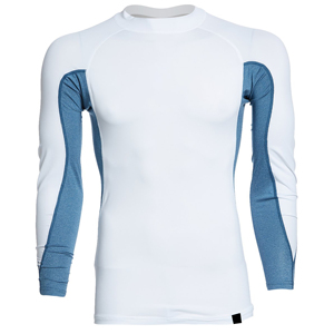 Unisex Full Sleeve Tie-Dyed Rash Guard Blue Anti UV 100% Polyester Adult Swim <b>Shirt</b> UPF 50+ Quick Dry Breathable <b>Compression</b> Top - Product Image 5