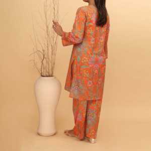 Conjunto de franela sólida para mujer de 2 piezas PW4247 - Product Image 1