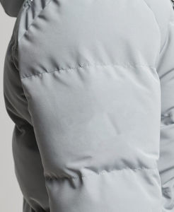 Chaqueta Acolchada Cortavientos al por Mayor con Capucha de Forro Polar, Chaqueta de Invierno Personalizada para Hombre, Abrigo Económico para Clima Frío - Product Image 6