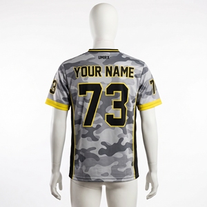 Maillot de hockey sur balle personnalisé à manches courtes, maillot de hockey sur patins, maillot de hockey de rue, maillot d'équipe sublimé léger avec nom et numéro 100% - Product Image 2