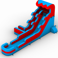 Petit château gonflable pour enfants, trampoline gonflable avec toboggan à vendre