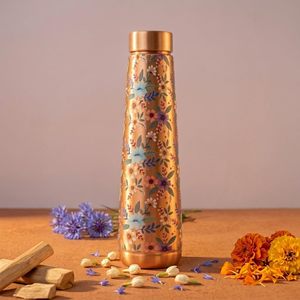 Botella de Agua de Cobre Puro de 950 ml, Duradera, Resistente, a Prueba de Fugas, Ecológica, Apta para Lavavajillas, con Tapa de Diseño Clásico y Empaque Personalizado - Product Image 6