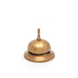 Cloche de table artisanale en laiton vintage pour la décoration intérieure, la méditation, la prière, la décoration de bureau, cloche à main en laiton massif de style antique - Product Image 2