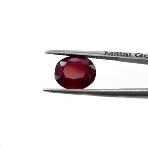 Rubis naturels de Bangkok, ovales calibrés 10x12mm, pierres précieuses naturelles en vrac pour la création de bijoux, prêtes à l'emploi - Product Image 2