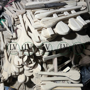 Ensemble de cuillères et fourchettes en bambou tressé avec incrustations de coquillages Capiz, artisanat vietnamien, pour la cuisine et les fêtes. - Product Image 6