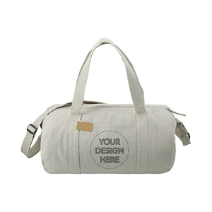 กระเป๋าเดินทางดัฟเฟิลผ้าฝ้าย 100% ปี 2024 สำหรับผู้ชายและผู้หญิง ผลิตจากโรงงาน คุณภาพสูง กันน้ำ รับผลิตตามแบบ - Product Image 1