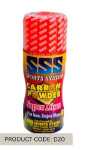 Poudre de Carrom Super Disco Sports System pour Jeu d'Intérieur, Utilisation en Salle de Billard, Entraînement, Poudre pour Plateau de Carrom - Product Image 2